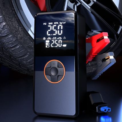 Startbooster met compressor 8000 mAh
