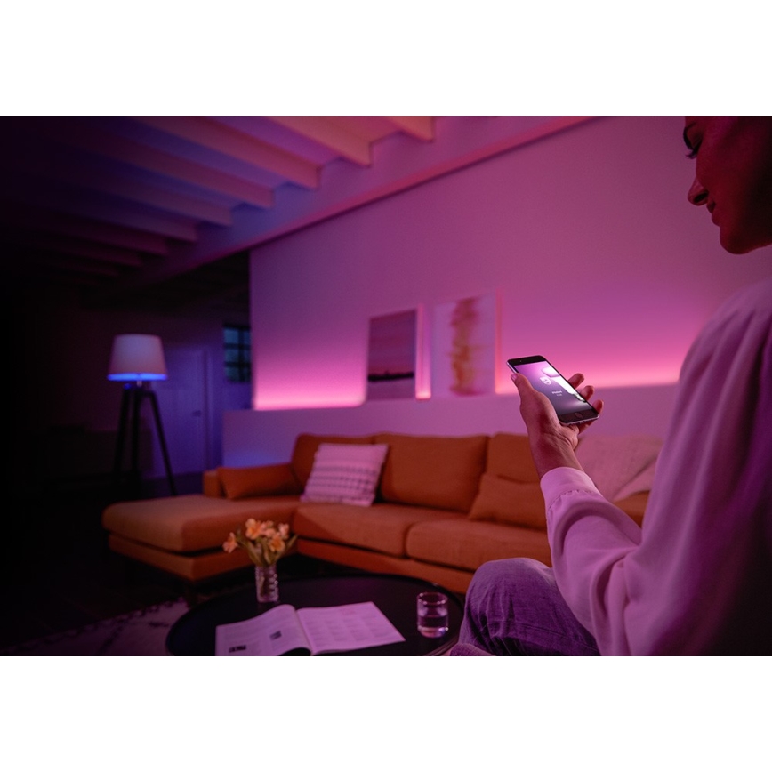 Starter kit Philips Hue WHITE AND COLOR AMBIANCE 3xE27/9W/230V