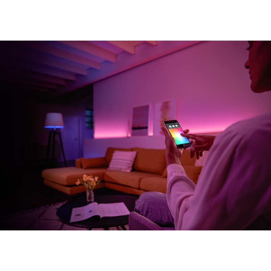 Startpakket Philips Hue WHITE AND COLOR AMBIANCE 2xE27/9W/230V 2000-6500K + Hue Bridge