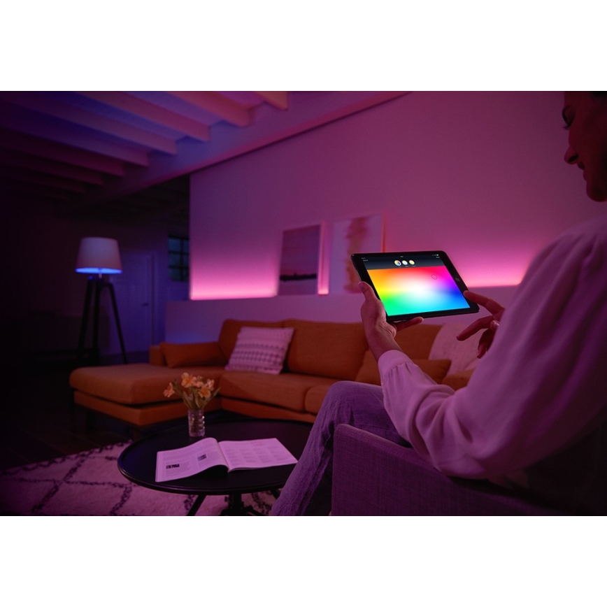 Starterspakket Philips Hue WHITE AND COLOR AMBIANCE 3xGU10/6,5W/230V