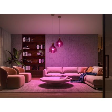 Starterset Philips Hue WHITE AND COLOR AMBIANCE 3xE27/9W/230V 2000-6500K + Hue Bridge