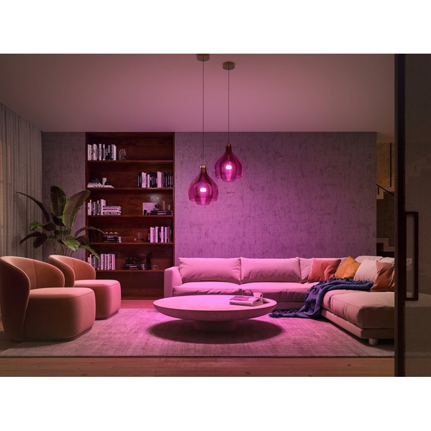 Starterset Philips Hue WHITE AND COLOR AMBIANCE 3xE27/9W/230V 2000-6500K + Hue Bridge