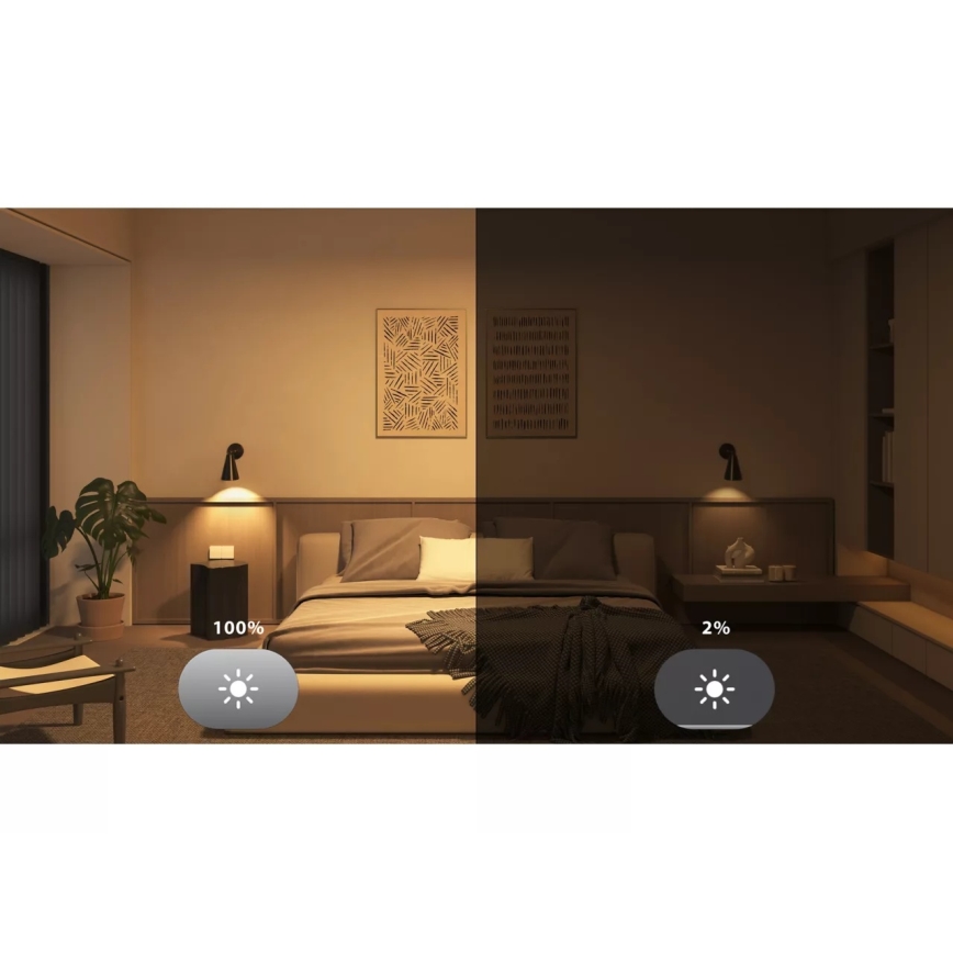 Starterset Philips Hue WHITE AND COLOR AMBIANCE 3xE27/8,1W 1000-20000K + Hue Bridge en dimmerschakelaar