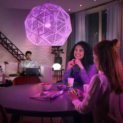 Basisset Philips Hue WHITE AND COLOR AMBIANCE 3xE27/9W 2000-6500K + Hue Bridge en dimmerschakelaar