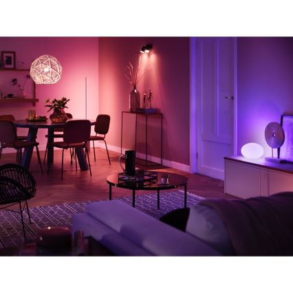 Startset Philips Hue WHITE AND COLOR AMBIANCE 2xE27/9W/230V 2200-6500K + slimme stekker, Hue bridge en dimmer switch