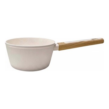 Steelpan BIANCO 18 cm crème/bruin