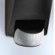 STEINEL 005535 - Zwarte Wandlamp met sensor voor buiten L585S 1xE27/60W IP44