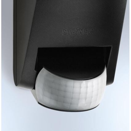 STEINEL 005535 - Zwarte Wandlamp met sensor voor buiten L585S 1xE27/60W IP44