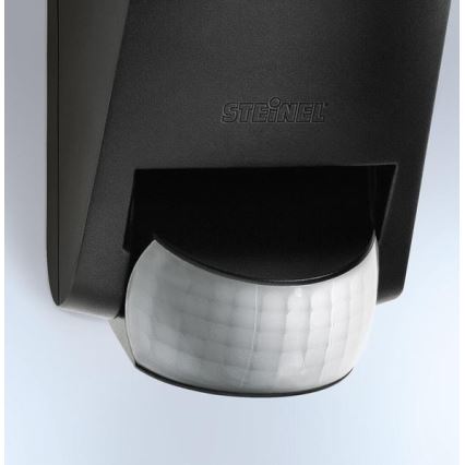 STEINEL 005535 - Zwarte Wandlamp met sensor voor buiten L585S 1xE27/60W IP44