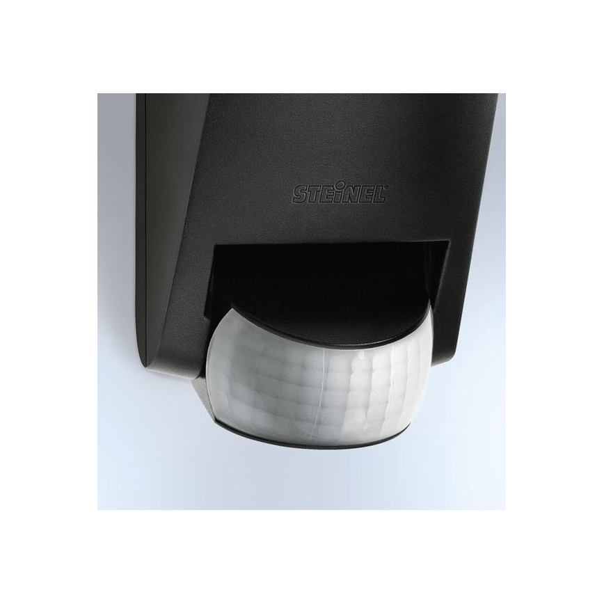 STEINEL 005535 - Zwarte Wandlamp met sensor voor buiten L585S 1xE27/60W IP44