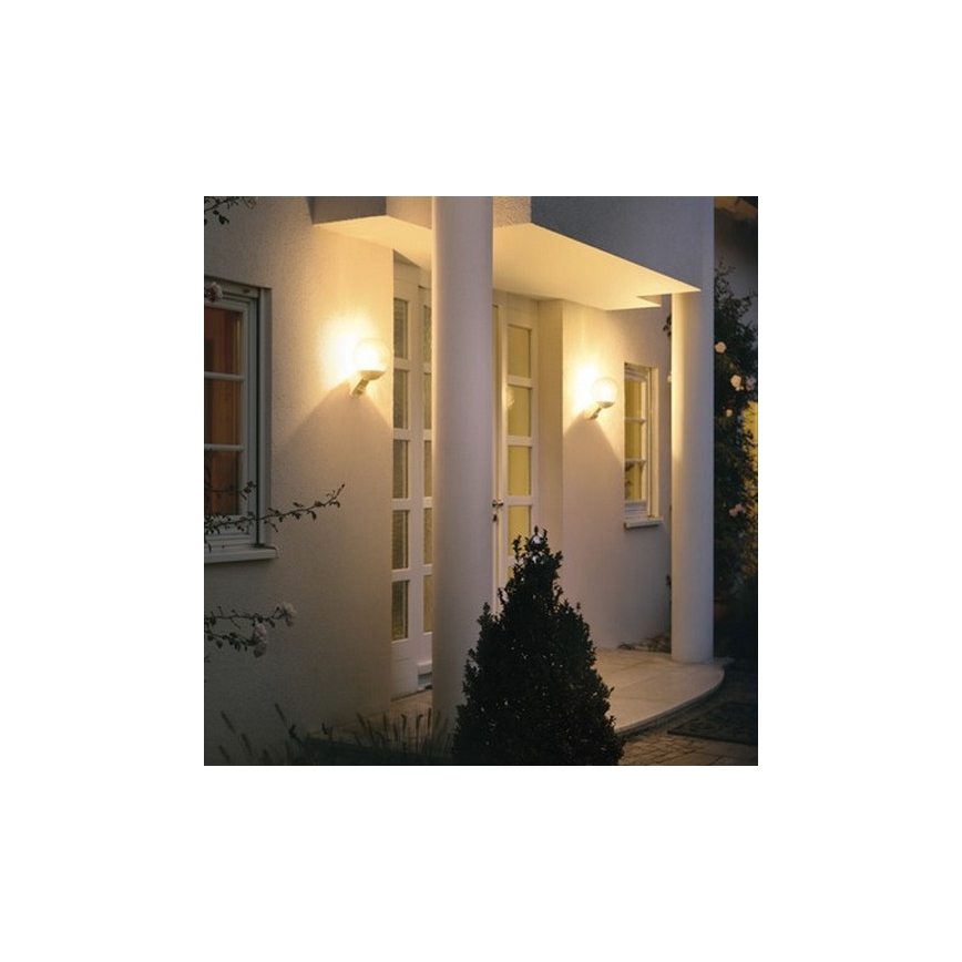 STEINEL 005917 - Wandlamp met sensor voor buiten L585S 1xE27/60W IP44 wit