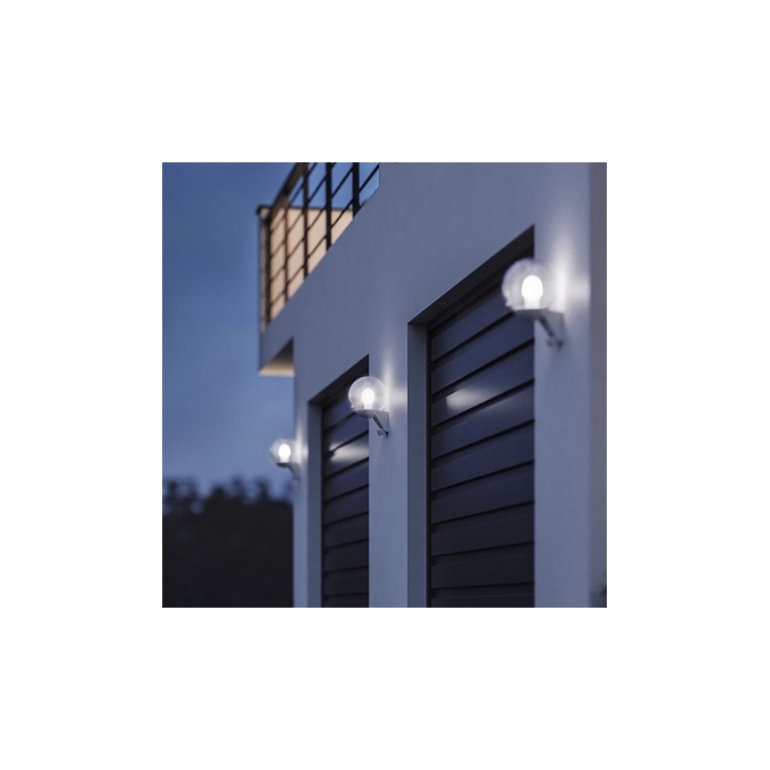 STEINEL 005917 - Wandlamp met sensor voor buiten L585S 1xE27/60W IP44 wit