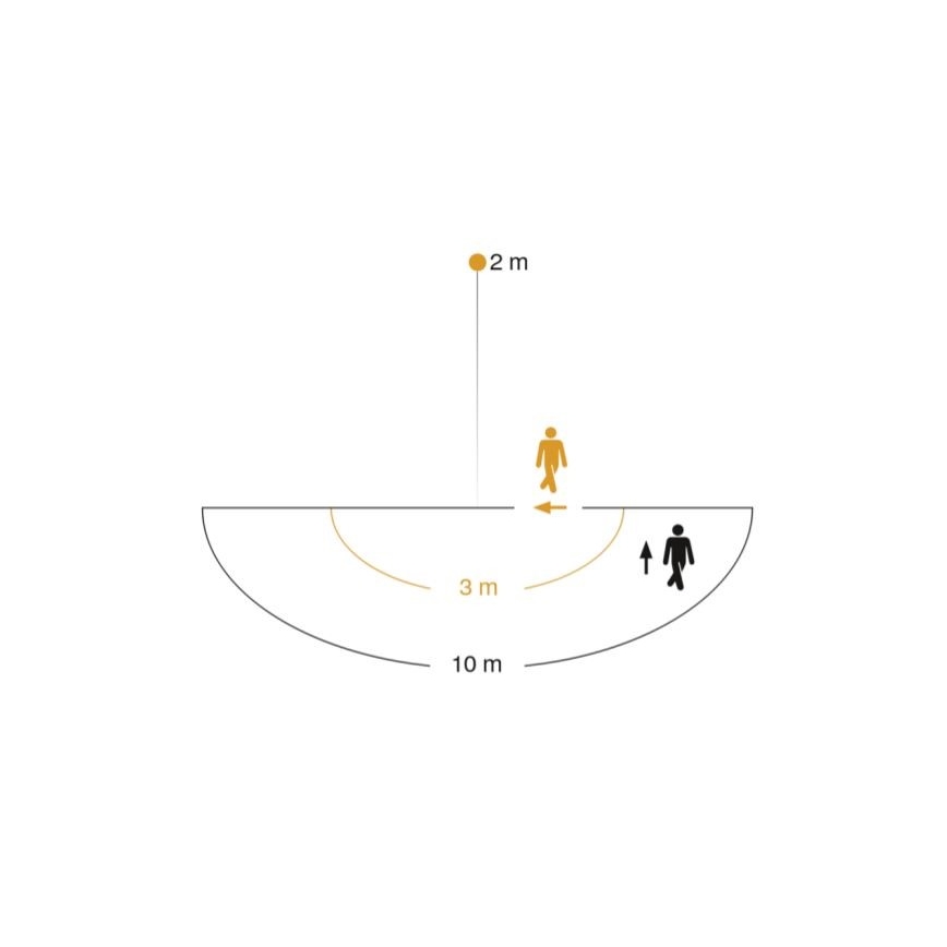 STEINEL 005917 - Wandlamp met sensor voor buiten L585S 1xE27/60W IP44 wit
