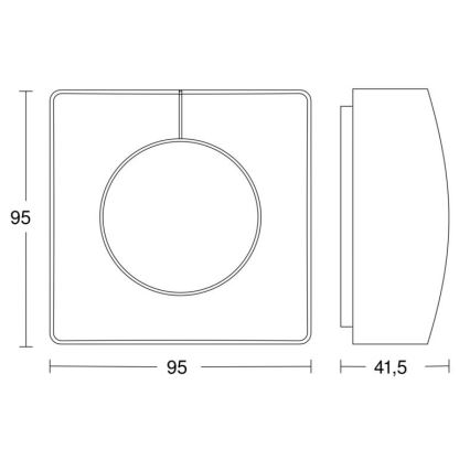 STEINEL 011680 - Schemerschakelaar voor buiten NM5000-3 AP COM1 zwart IP54