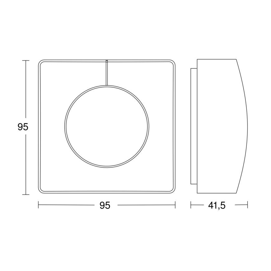 STEINEL 011680 - Schemerschakelaar voor buiten NM5000-3 AP COM1 zwart IP54