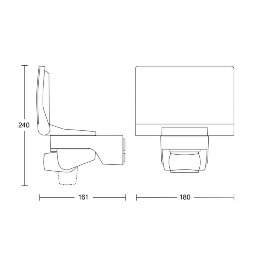 STEINEL 030056 - LED Schijnwerper met sensor XLED Home 2 XL LED/20W/230V IP44