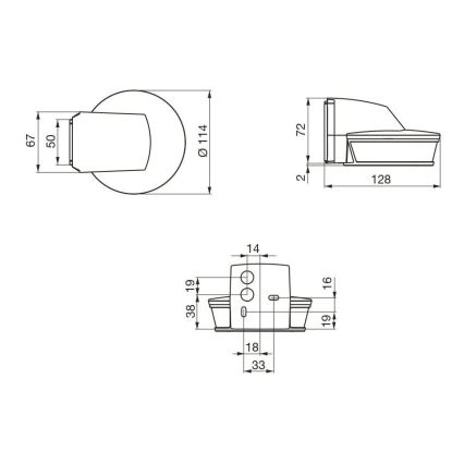 STEINEL 034979 - Bewegingssensor voor buiten SenslQ S zwart IP54 + afstandsbediening