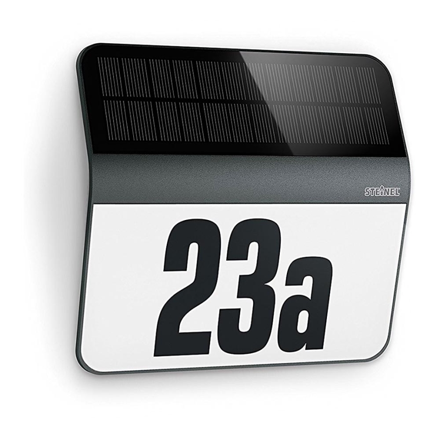 STEINEL 035730 - LED Solar verlicht huisnummer XSolar LH-N LED/0,03W IP44 2500 mAh