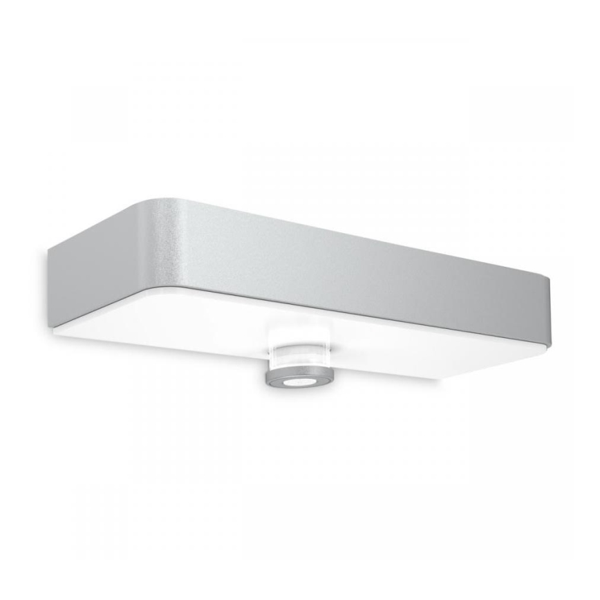 Steinel 052652 - LED Zonne-energie lamp met sensor XSolar SOL-O LED/1,5W 2x2000mAh IP44 zilver