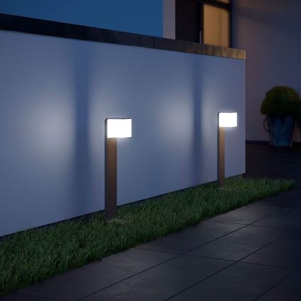 Steinel 055479 - LED Buitenlamp met een sensor CUBO LED/9,5W/230V IP44 antraciet