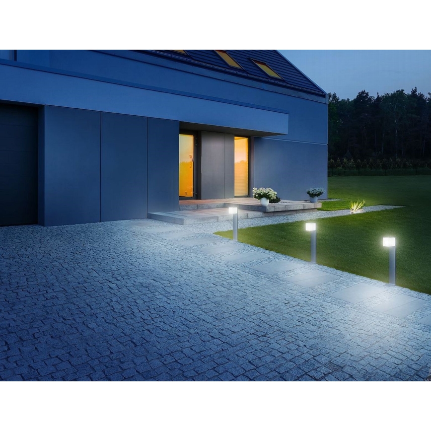Steinel 055479 - LED Buitenlamp met een sensor CUBO LED/9,5W/230V IP44 antraciet