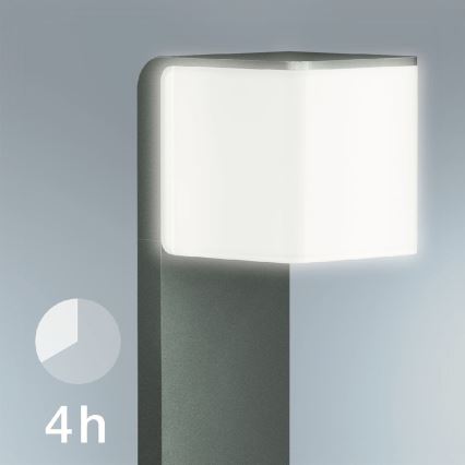 Steinel 055479 - LED Buitenlamp met een sensor CUBO LED/9,5W/230V IP44 antraciet