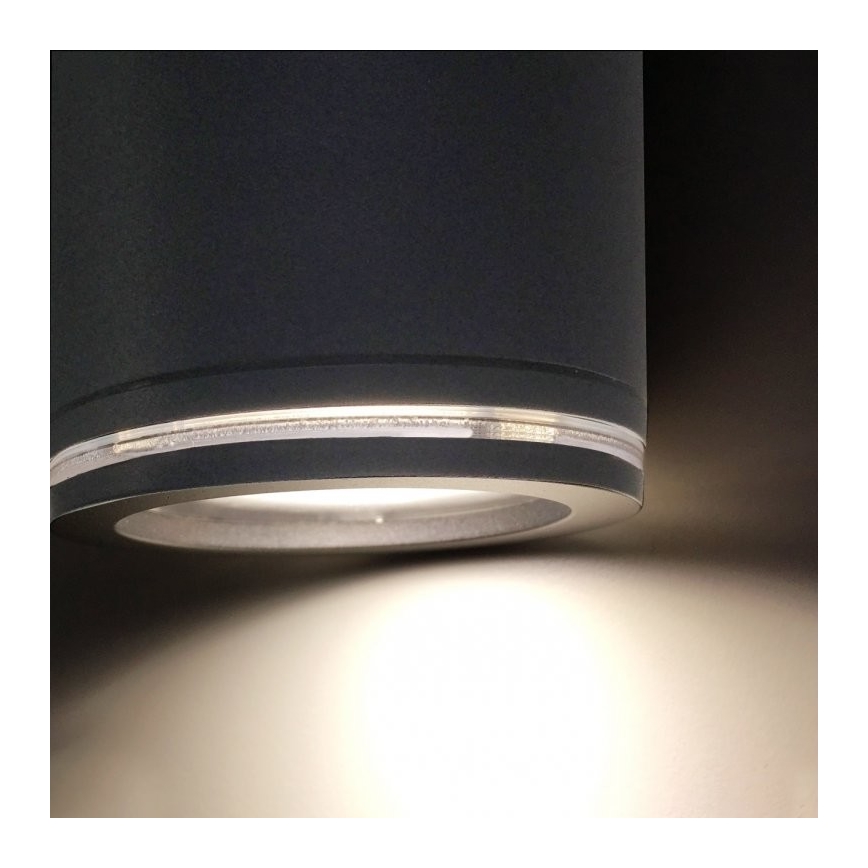Steinel 058647 - Buiten wandlamp met sensor SPOT DUO 2xGU10 / 7,5W / 230V IP44