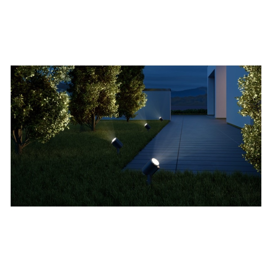 STEINEL 058685 – LED Lamp met sensor voor buiten SPOT GARDEN 1×GU10/7W/230V IP44