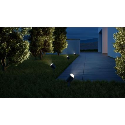 Steinel 058692 - LED Lamp voor Buiten met Schemer Sensor SPOT GARDEN 1xGU10/7,86W/230V IP44