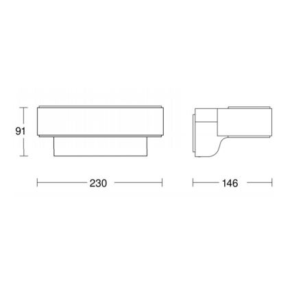 STEINEL 065706 - LED Wandlamp met sensor voor buiten L810 LED/12,5W/230V IP44