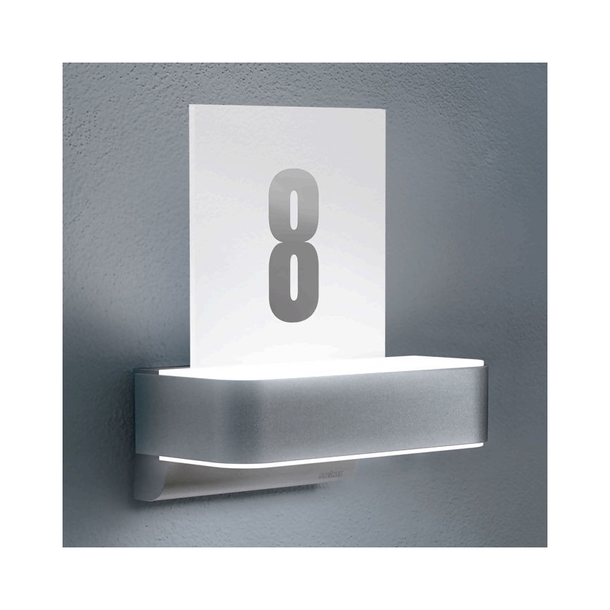 STEINEL 065713 - LED Huisnummer met sensor L820 LED/12,5W/230V IP44