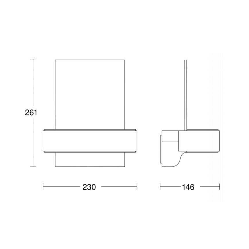 STEINEL 065713 - LED Huisnummer met sensor L820 LED/12,5W/230V IP44