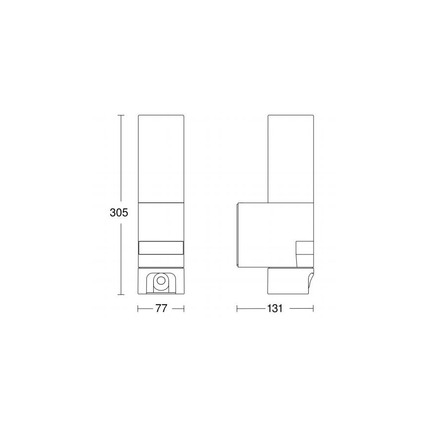 Steinel 065829 - LED Buitenlamp met sensor L 620 LED/13,5W/230V IP44