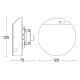 Steinel 067304 - Inbouw bewegingssensor HPD3 IP wit
