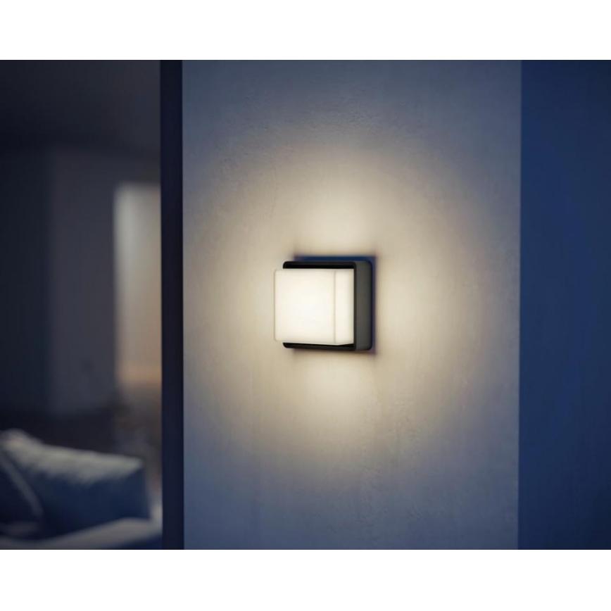 Steinel 078645- LED Wandlamp voor buiten met sensor L 845 SC 9W/230V 3000K IP44 antraciet