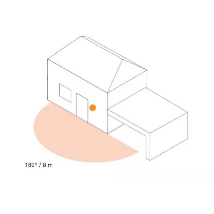 Steinel 087739 - LED buitenmuurlamp met sensor 2xGU10/14,5W/230V L 940SC IP44