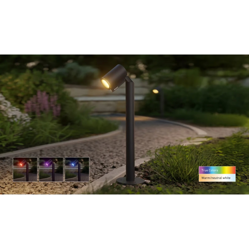 Steinel 089320 - LED RGBW buitenlamp met sensor LED/7,9W/24V IP65