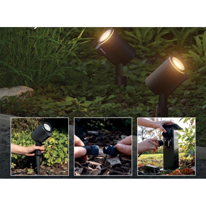 Steinel 089344 - LED RGBW buitenlamp met sensor LED/7,9W/24V IP65