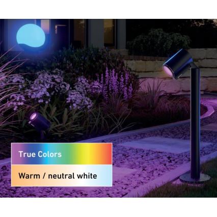 Steinel 089351 - LED RGBW buitenlamp LED/7,9W/24V IP65