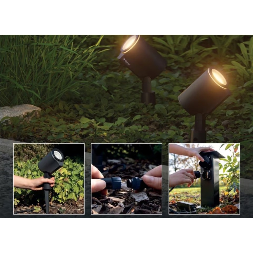 Steinel 089351 - LED RGBW buitenlamp LED/7,9W/24V IP65