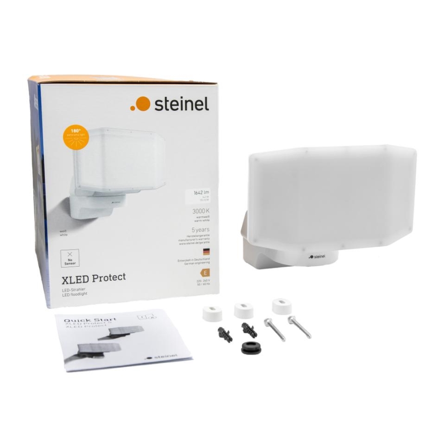 Steinel 090005 - LED Schijnwerper XLED PROTECT LED/13,6W/230V 3000K IP54 wit