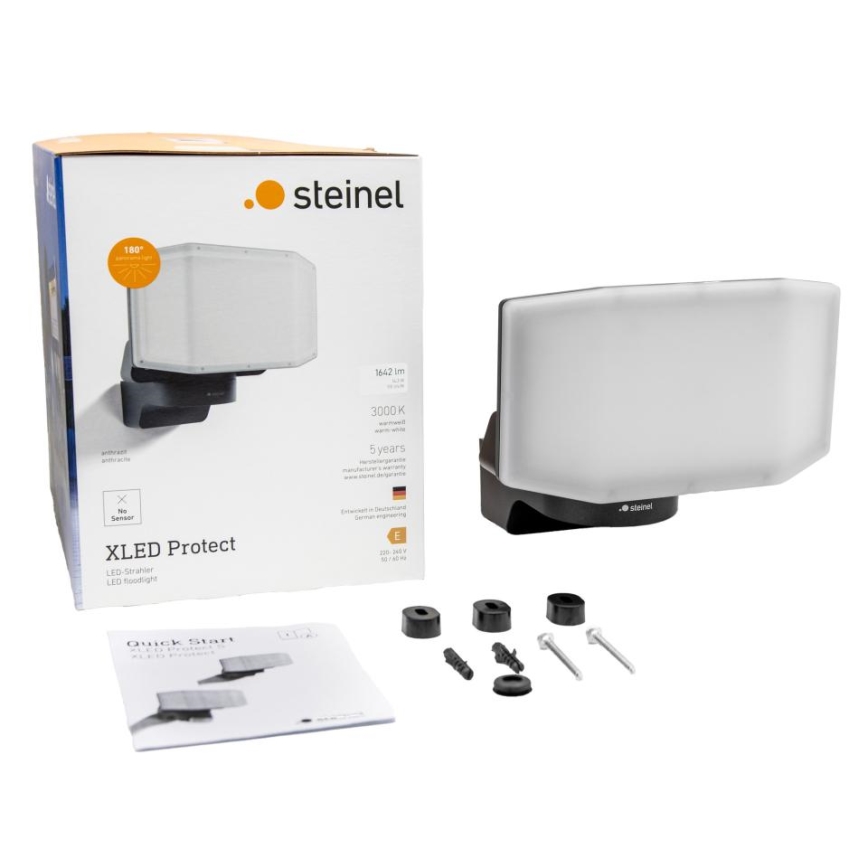 Steinel 090029 - LED Schijnwerper XLED PROTECT LED/13,6W/230V 3000K IP54 antraciet