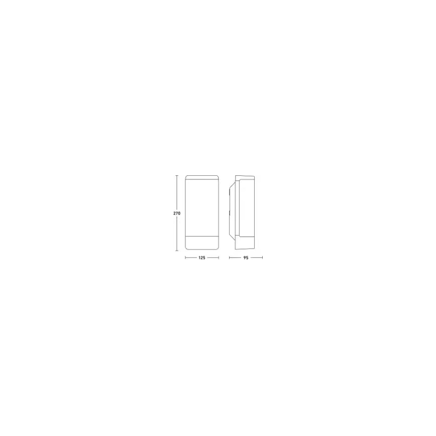 Steinel 094270 - Buitenwandlamp 1xE27/15W/230V L 14 IP44