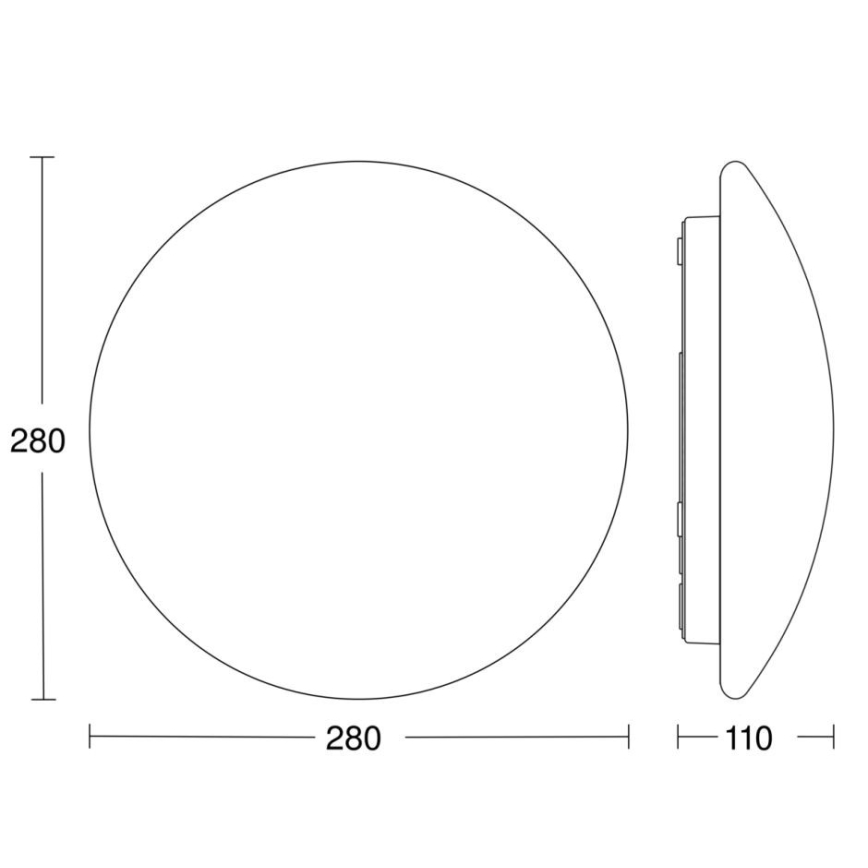 STEINEL 56032 - LED badkamerlamp met sensor RS PRO LED / 9,5W / 230V IP54