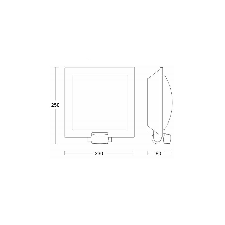 Steinel 566814 - Wandlamp met sensor voor buiten 1xE27/60W/240V L 20 S IP44