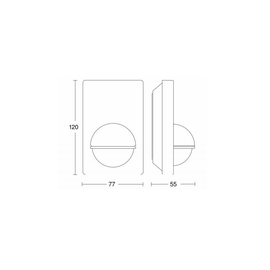 STEINEL 603113 - Bewegingssensor voor buiten IS 180-2 zwart IP54