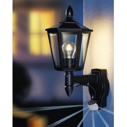 Steinel 617813 - Wandlamp voor buiten met bewegingssensor L 15 1xE27/60W/230V IP44