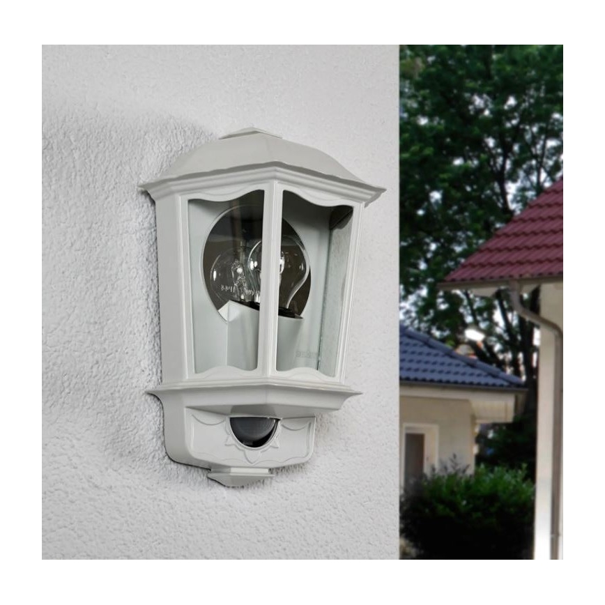 Steinel 644512 - Buiten wandlamp met sensor L 190 S 1xE27/100W/230V IP44