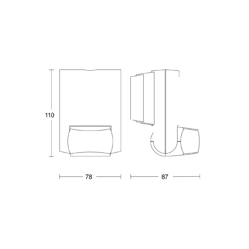 STEINEL 660215 - Outdoor bewegingsmelder IS 130-2 zwart IP54