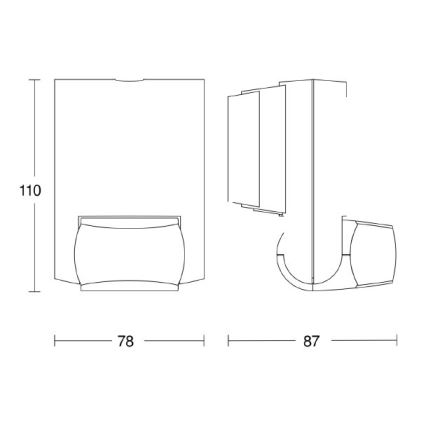 STEINEL 660314 - Outdoor bewegingsmelder IS 130-2 wit IP54